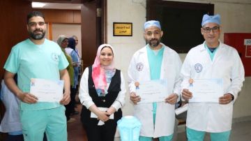 معهد بحوث أمراض العيون يحتفل باليوم العالمي لـ غسل اليدين لتعزيز معايير الجودة وسلامة المرضى صور