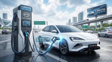 ثورة BYD .. تقنية شحن في 5 دقائق تنهي هيمنة سيارات البنزين ثورة BYD .. تقنية شحن في 5 دقائق تنهي هيمنة سيارات البنزين