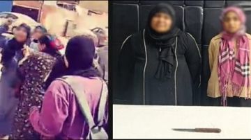 خناقة بالسلاح الأبيض.. ضبط ولية أمر وابنتها بعد مشاجرة في محيط مدرسة بالقاهرة خناقة بالسلاح الأبيض.. ضبط ولية أمر وابنتها بعد مشاجرة في محيط مدرسة بالقاهرة