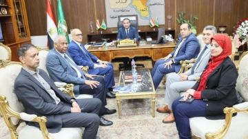 محافظ المنوفية يلتقى وفد جامعة الريادة بالسادات لبحث أوجه التعاون المشترك