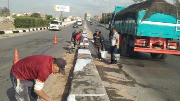 محافظ الغربية يتابع تطوير الطريق الزراعي ومدخل كفر الزيات.. أعمال تجميل وتشجير ودهانات حضارية لرفع كفاءة المظهر العام محافظ الغربية يتابع تطوير الطريق الزراعي ومدخل كفر الزيات.. أعمال تجميل وتشجير ودهانات حضارية لرفع كفاءة المظهر العام