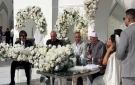 لقطات من عقد قران ابنة إبراهيم حسن مدير منتخب مصر بمسجد الشرطة في التجمع