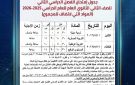 محافظ البحيرة تعتمد جداول امتحانات الفصل الدراسي الثاني لصفوف النقل والشهادة الإعدادية 2025-2026 - eg