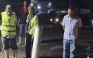 مياه الجيزة تكثف جهودها لاستكمال إصلاح تسريب الخط أمام محطة مترو أم المصريين.. صور