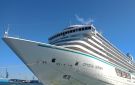 ميناء غرب بورسعيد يستقبل السفينة السياحية CRYSTAL SERENITY وعلى متنها 752 سائحا