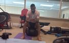 محمد صلاح يشارك جمهوره صورا من الجيم