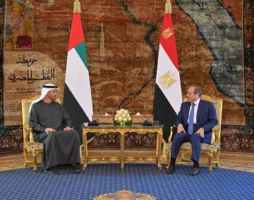 السيسي وبن زايد يؤكدان تنسيق المواقف العربية ويرحبان بوقف الحرب مع إيران السيسي وبن زايد يؤكدان تنسيق المواقف العربية ويرحبان بوقف الحرب مع إيران