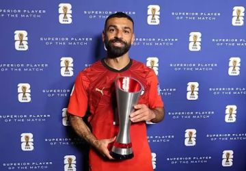 صلاح رجل مباراة الانتصار التاريخي لمنتخب مصر أمام نيوزيلندا في كأس العالم