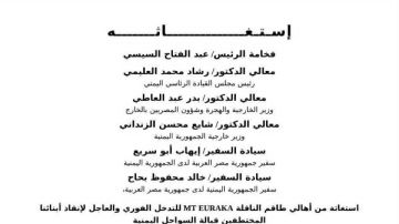 لحظات من القلق والترقب.. تطور جديد بشأن البحارة المصريين المختطفين في الصومال لحظات من القلق والترقب.. تطور جديد بشأن البحارة المصريين المختطفين في الصومال
