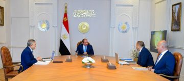 الرئيس السيسي يطلع على أعمال بناء عدد من القوارب المصنوعة من الفايبر جلاس الرئيس السيسي يطلع على أعمال بناء عدد من القوارب المصنوعة من الفايبر جلاس