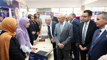 رئيس جامعة المنيا يفتتح الملتقى الثالث للتوظيف رئيس جامعة المنيا يفتتح الملتقى الثالث للتوظيف