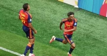 لامين يامال بعد الفوز على السعودية: حققت حلمى بالتسجيل فى كأس العالم