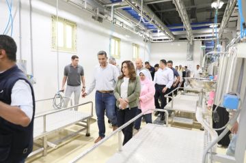 وزيرة التنمية المحلية والبيئة : المجزر هو الأكبر في محافظة البحر الأحمر ويحقق عوائد اقتصادية وبيئية