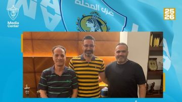 أحمد خطاب يوقــع على عقـود تدريبه لغزل المحلة