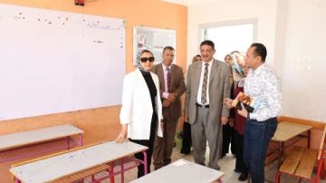ماراثون الثانوية العامة.. محافظ الوادي الجديد تتفقد لجان الامتحانات واستراحات المراقبين ماراثون الثانوية العامة.. محافظ الوادي الجديد تتفقد لجان الامتحانات واستراحات المراقبين