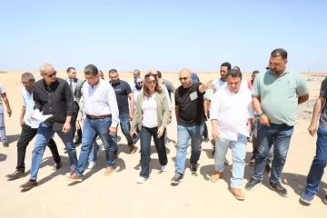 د.منال عوض تتابع منظومة الإدارة المتكاملة للمخلفات البلدية الصلبة للوقوف على معدلات تنفيذ مشروعات البنية التحتية بالمنظومة