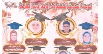 أسماء أوائل الشهادة الإعدادية فى محافظة بنى سويف أسماء أوائل الشهادة الإعدادية فى محافظة بنى سويف