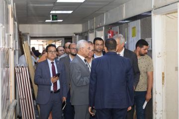 رئيس جامعة المنيا يتابع تطوير مستشفى القلب والصدر رئيس جامعة المنيا يتابع تطوير مستشفى القلب والصدر