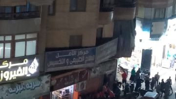 إخلاء برج سكني آيل للسقوط في الجيزة