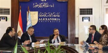 المجلس الأعلى للطلاب ذوي الهمم بجامعة الإسكندرية يناقش تطوير الخدمات التعليمية والداعمة