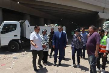 محافظ القليوبية يتابع أعمال رصف محور بهتيم أسكو محافظ القليوبية يتابع أعمال رصف محور بهتيم أسكو
