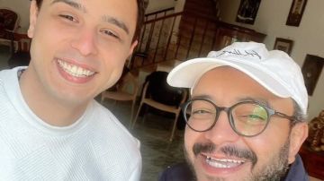 فرحه كان من شهر .. حسام داغر يودع كريم عبد العليم ويكشف تفاصيل وفاته صور