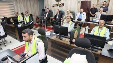 محافظ المنوفية يشهد اصطفاف معدات مجابهة الأزمات والكوارث محافظ المنوفية يشهد اصطفاف معدات مجابهة الأزمات والكوارث