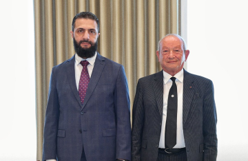 الرئيس السوري يستقبل رجل الأعمال المصري ساويرس الرئيس السوري يستقبل رجل الأعمال المصري ساويرس