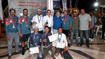 نتائج بطولة الجمهورية لصيد الأسماك بالإسكندرية نتائج بطولة الجمهورية لصيد الأسماك بالإسكندرية