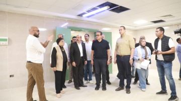 تمهيدا لتطبيق التأمين الشامل في المنيا ...وزير الصحة يتفقد مشروع مستشفى أبو قرقاص الجديد تمهيدا لتطبيق التأمين الشامل في المنيا ...وزير الصحة يتفقد مشروع مستشفى أبو قرقاص الجديد