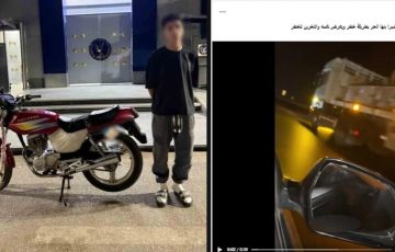 سقوط مستعرض الموت بالقليوبية بعد فيديو الرعونة على الطريق