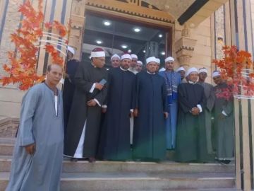 افتتاح مسجد الجواد الغربي بمطوبس تحت شعار خدمة بيوت الله شرف 