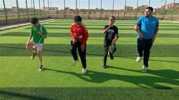 الوادي الجديد تنفذ تدريبات رياضية لذوي الإعاقة البصرية الوادي الجديد تنفذ تدريبات رياضية لذوي الإعاقة البصرية
