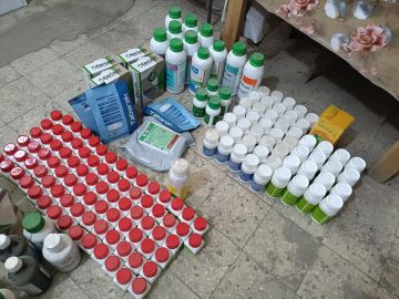 ضبط 295 عبوة مبيدات زراعية محظورة في الغربية ضبط 295 عبوة مبيدات زراعية محظورة في الغربية