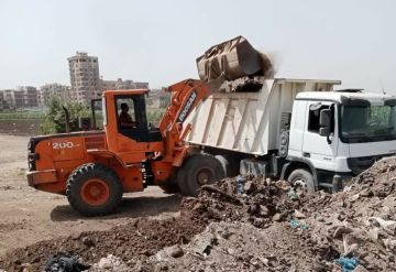 السنطة تزيل 200 طن تجمعات مخلفات من الطرق السنطة تزيل 200 طن تجمعات مخلفات من الطرق