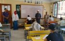 رئيس المنطقة يتابع امتحانات الثانوية الأزهرية للقسم العلمي بالقنطرة غرب بالإسماعيلية