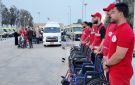 الهلال الأحمر المصري يرسل القافلة 219 من زاد العزة إلى قطاع غزة