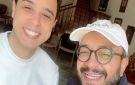 فرحه كان من شهر .. حسام داغر يودع كريم عبد العليم ويكشف تفاصيل وفاته صور