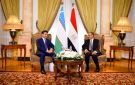 وزير الخارجية يعقد جلسة مباحثات موسعة مع وزير خارجية جمهورية أوزبكستان صور