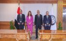 وزيرة التنمية المحلية والبيئة والنائب العام يشهدان مراسم تسليم 52 قطعة أرض للوزارة بعد إخلائها من إشغالات المركبات المتحفظ عليها