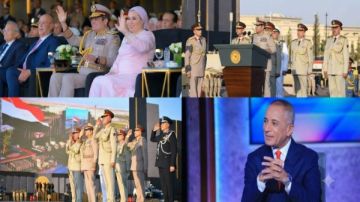 الرئيس السيسي: حدود مصر خط أحمر تحميه إرادة شعبها ويصونه رجال القوات المسلحة.. وأحمد موسى بعد افتتاح الأوكتاجون: الرئيس بيوحشنا بالزي العسكري أخبار التوك شو