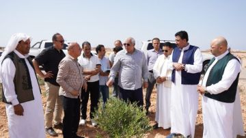 إنشاء مزرعة زيتون كبرى وقف خيري في مطروح إنشاء مزرعة زيتون كبرى وقف خيري في مطروح