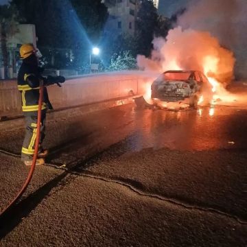 السيطرة على حريق سيارة في منطقة قصر النيل دون إصابات السيطرة على حريق سيارة في منطقة قصر النيل دون إصابات