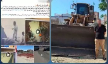 ضبط سائق لودر أتلف مخزن مواد بناء بسبب خلافات مالية في العريش