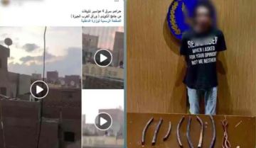 القبض على لص مواسير التكييف من مسجد بالوراق القبض على لص مواسير التكييف من مسجد بالوراق