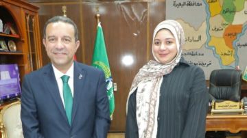 بعد لقائها رئيس مجلس الوزراء .. محافظ المنوفية يلتقي ندى ابنة الباجور بعد لقائها رئيس مجلس الوزراء .. محافظ المنوفية يلتقي ندى ابنة الباجور