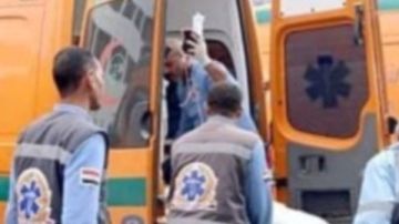 إصابة 3 أشخاص في انقلاب دراجة نارية بجمصة إصابة 3 أشخاص في انقلاب دراجة نارية بجمصة