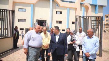 محافظ دمياط يتفقد الصالة الرياضية المغطاة بمدينة رأس البر محافظ دمياط يتفقد الصالة الرياضية المغطاة بمدينة رأس البر