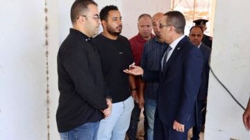 محافظ المنوفية يتفقد التجهيزات النهائية لمكتبة مصر العامة