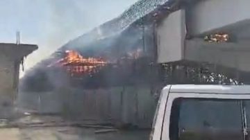 حريق محدود بموقع إنشاء كوبري البصرة غرب الإسكندرية